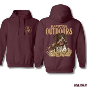 Barstool Outdoors Hoodie, Country boy clothing, Hunting Dog Design, Perfect for Outdoor Adventures, Comfortable and Warm, Hoodie For Men, Hoodie For Women . Tops Underwear, Street Life Style