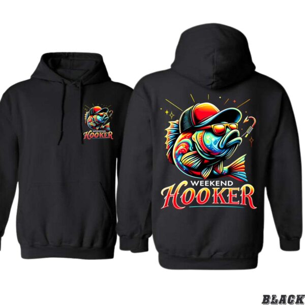 Weekend Hooker Hoodie, Vibrant Fishing Design, Perfect for Anglers and Weekend Warriors, Ideal for Relaxed Outdoor Adventures, Comfortable and Eye-Catching, Unisex Hoodie for Men and Women , Hoodie Design - Image 6