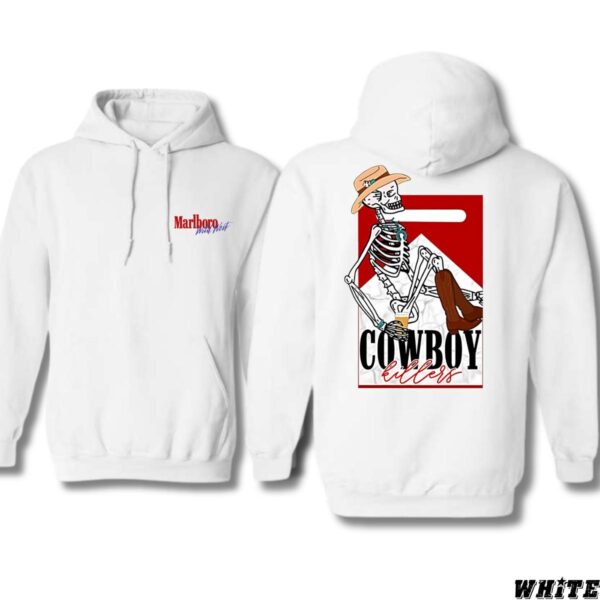 Marlboro Hoodie, Cowboy Killers Skeleton Design, Ideal for Casual Wear, Comfortable and Stylish, Gift for Men, Gift for Women, Gift for You , Hoodie Design - Image 2