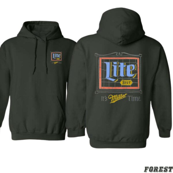 Miller Lite It's Miller Time Design, Casual Wear Hoodie, Classic and Iconic Style , Hoodie Style Menswear Sweaters, Street Life Style - Image 5