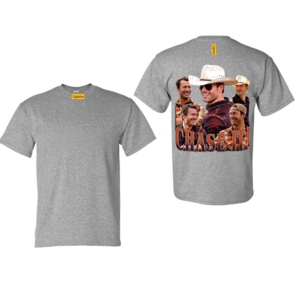 If You Feel It, Chase It, Glen Powell Unisex Softstyle,  Vintaga Shirt, Gift For Woman and Man. Unisex T-Shirt - Image 2