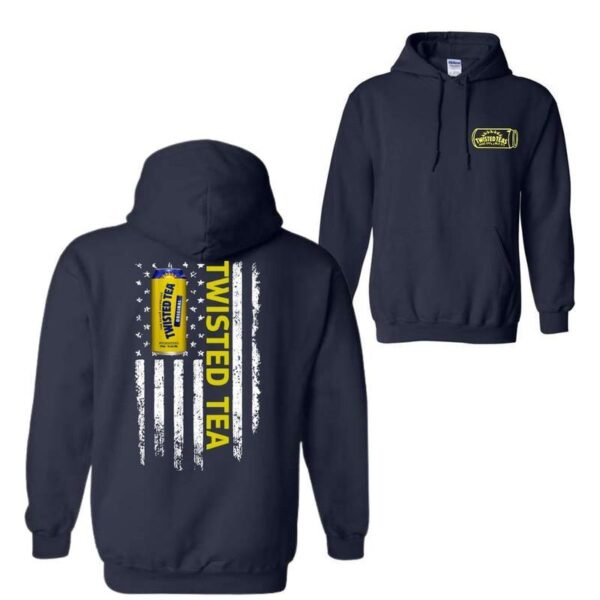 Twisted Tea Logo Flag 2-sided Shirt, Twisted TeaLight Tshirt, Hoodie Style, Unisex Sweaters, Street Life Style - Image 2
