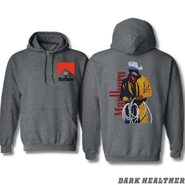 Marlboro Hoodie, Iconic Cowboy Design with Bold Branding, Perfect for Western Style Enthusiasts, Premium Quality Hoodie for Casual Comfort, Unisex Fit for Everyday Wear , Winter Fashion - Image 5