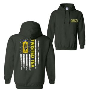 Twisted Tea Logo Flag 2-sided Shirt, Twisted TeaLight Tshirt, Hoodie Style, Unisex Sweaters, Street Life Style