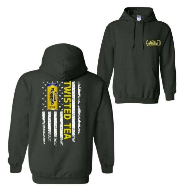 Twisted Tea Logo Flag 2-sided Shirt, Twisted TeaLight Tshirt, Hoodie Style, Unisex Sweaters, Street Life Style