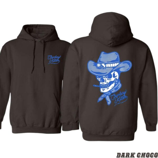Cowboy Killer Hoodie, Bold Skull and Hat Design, Perfect for Edgy Fashion, Comfortable and Durable, Gift for Men, Gift for Women, Gift for You , Hoodie Design - Image 5