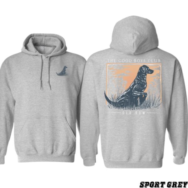 Old Row Hoodie, "The Good Boys Club" Design, Ideal for Dog Lovers, Comfortable and Stylish, Gift for Men, Gift for Women, Gift for You , Hoodie Design - Image 3
