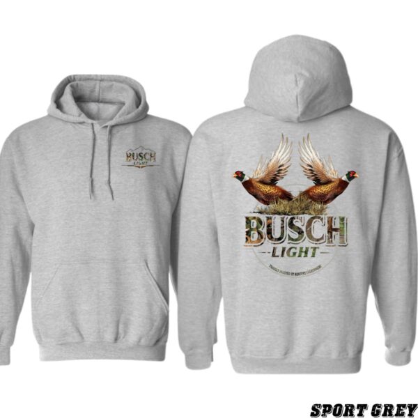 Busch iLight Hoodie, Pheasant Hunting Shirt, Trendy Hoodie for Men and Women , Hoodie Design - Image 7