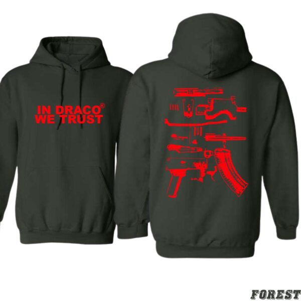 In Draco We Trust Hoodie, Red Gunn Parts Design Shirt, Trendy Hoodie for Men and Women , Street Life Style, Street Life Style - Image 4