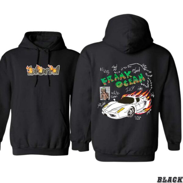 Frank Oceaner Hoodie, Nostalgic Sports Car Design, Hoodies for Country Girls, Graphic Sweatshirt for Music Lovers