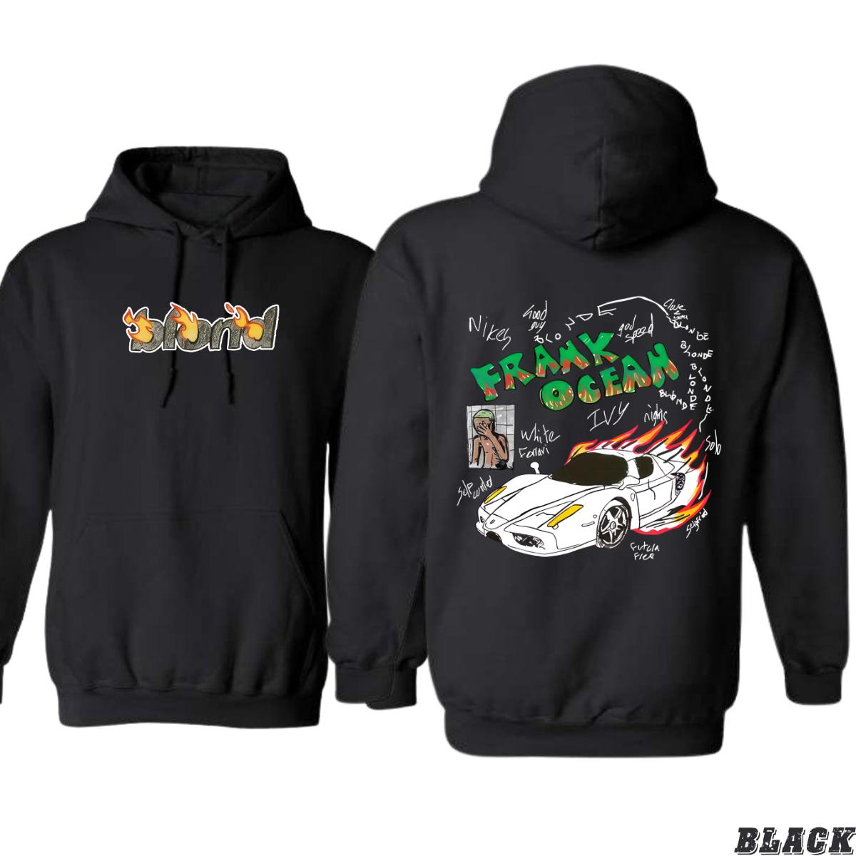 Frank Oceaner Hoodie, Nostalgic Sports Car Design, Hoodies for Country Girls, Graphic Sweatshirt for Music Lovers