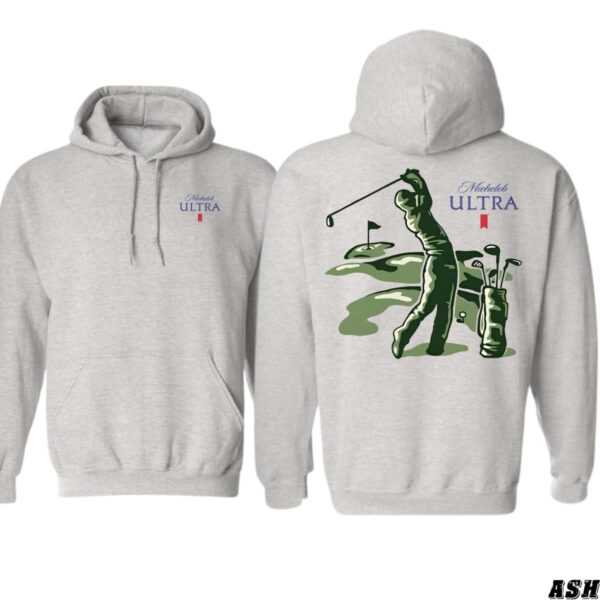 Michelob Ultra Golf Hoodie, Classic Golfing Theme, Perfect for Golf Lovers, Gift for Men, Gift for Women, Gift for You , Hoodie Design - Image 2