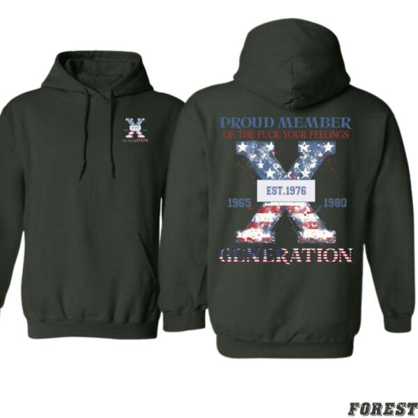 Generation X Hoodie, Proud Member Design, Patriotic Theme, Perfect for Gen Xers, Gift for Men, Gift for Women, Gift for You , Hoodie Design - Image 7