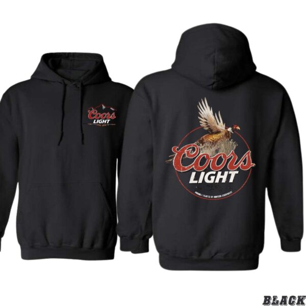 Coors Light Hoodie, Classic Pheasant Design, Perfect for Beer Lovers, Comfortable and Warm,  Menswear Unisex, Street Life Style - Image 3