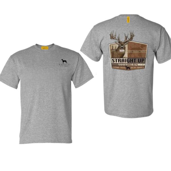 Straight Up Southern TShirt, Deer Hunting Design, Comfortable and Durable Camo Country TShirts, Perfect for Outdoor Enthusiasts and Hunting Fans, Ideal for Casual Wear, Stylish and High-Quality, TShirt, Street Life Style - Image 4