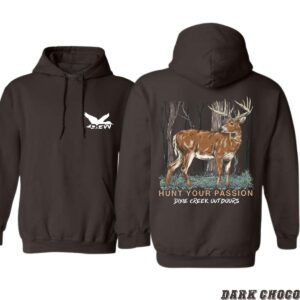 Dixiee Creek Outdoors Hoodie, Deer Hunting Design, Camo Country Hoodies, Perfect for Outdoor Enthusiasts, Ideal for Casual Wear