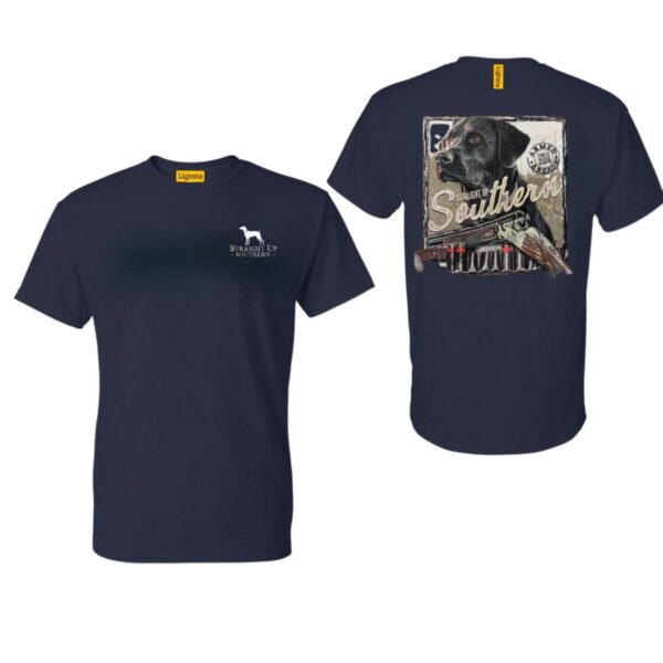 Straight Up Southern TShirt, Hunting Dog and Shotgun Design, Perfect for Outdoor Enthusiasts and Dog Lovers, Comfortable and Durable Camo Country TShirts, Ideal for Men and Women, High-Quality Material, Street Life Style - Image 2