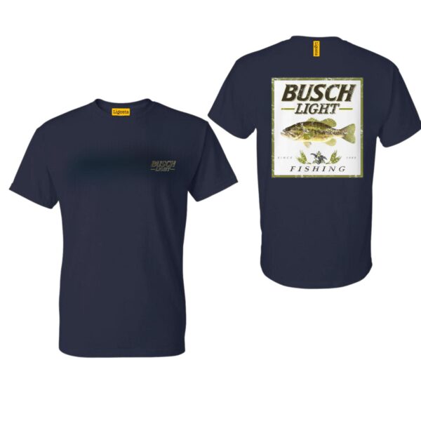 Busch LLight Fishing TShirt, Classic Fish Design, Perfect for Anglers and Beer Lovers, Ideal for Outdoor Adventures, Cozy and Stylish, Unisex TShirt for Men and Women , TShirt Design, Street Life Style - Image 3
