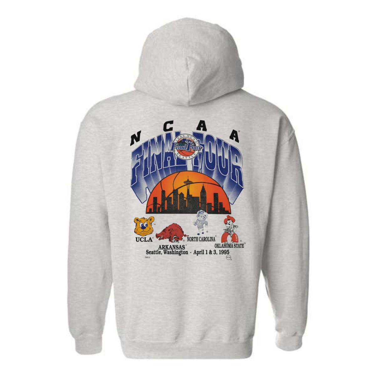 NCAA Final Four Hoodie, 1995 Seattle Championship Shirt, Trendy Hoodie for Men and Women , Street Life Style, Menswear Unisex, Street Life Style