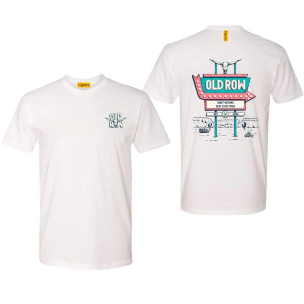 Old Row Shirt, Retro Sign Design, Trendy Shirt for Men and Women,  Menswear Shirt, Cowboy Style, Old Town, Western Style