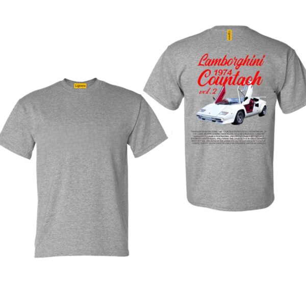 Lamborghini Countach 1974 TShirt, Classic Car Enthusiast's Dream Apparel, Featuring Iconic Supercar Design, Perfect for Fans of Vintage Automobiles, High-Quality Unisex TShirt for Style and Comfort , T, Street Life Style - Image 4