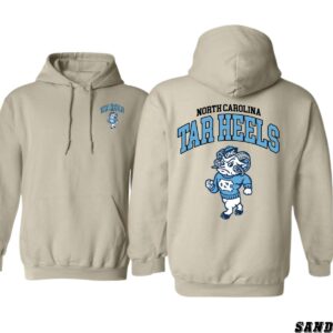 North Carolina Tar Heels Hoodie, UNC Mascot Design Shirt, Trendy Hoodie for Men and Women, Street Life Style, Menswear Unisex, Street Life Style