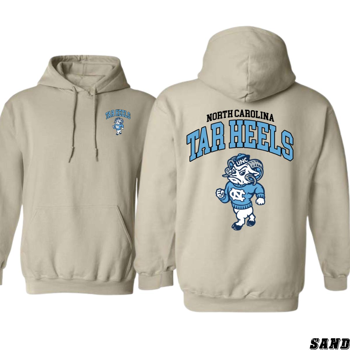 North Carolina Tar Heels Hoodie, UNC Mascot Design Shirt, Trendy Hoodie for Men and Women , Hoodie Design