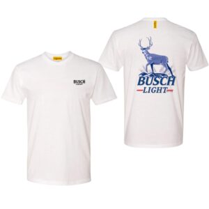 Busch LLight TShirt, Classic Deer Design, Perfect for Outdoor Enthusiasts, country boy clothing, TShirts for country girls, Ideal for Casual Wear, Comfortable and Stylish, Street Life Style