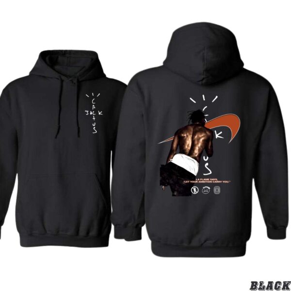 Cactus Jacker Hoodie, Bold Streetwear with Iconic Back Design, Premium Fabric, Elevate Your Urban Style, Embrace the Energy of La Flame - Image 3