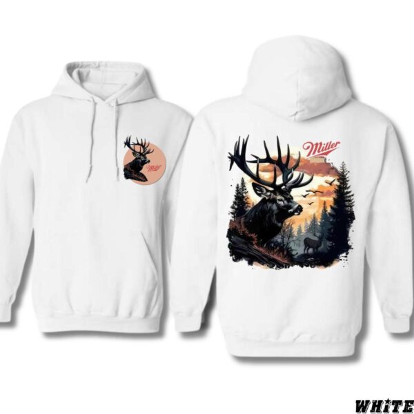 Miller Hoodie, Majestic Deer Scene Design, Perfect for Wildlife Enthusiasts, camo country hoodies, country boy clothing,  Ideal for Casual Wear, Comfortable and Stylish, Hoodie For Men, Hoodie For Women Casual Sweater, Street Life Style - Image 3