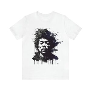 Jimi Hendrix Vintage style, White T-shirt, Classic Rock, Best seller, Comfortable T-shirt, Stylish Top, Street Life Style, Trending T-Shirts