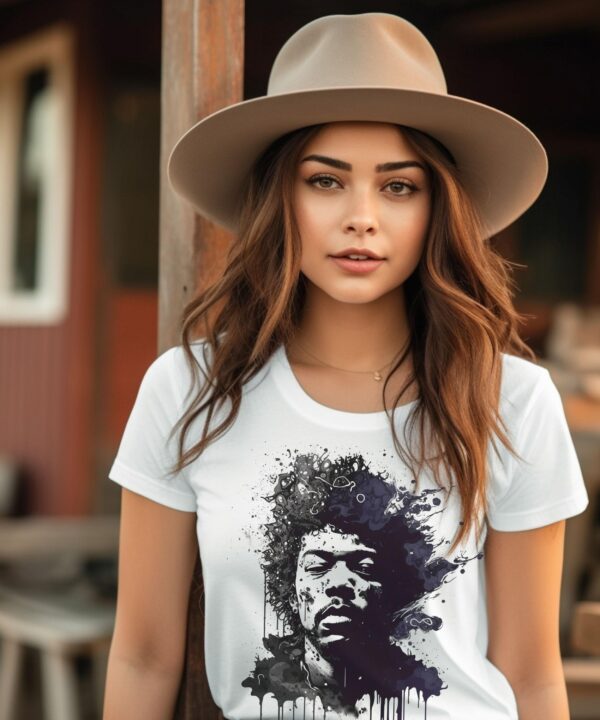 Jimi Hendrix Vintage style, White T-shirt, Classic Rock, Best seller, Comfortable T-shirt, Stylish Top, Street Life Style, Trending T-Shirts - Image 9
