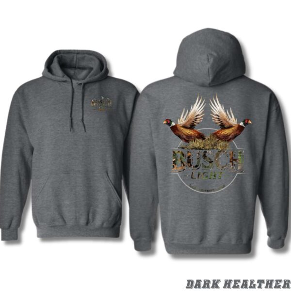 Busch iLight Hoodie, Pheasant Hunting Shirt, Trendy Hoodie for Men and Women , Hoodie Design - Image 4