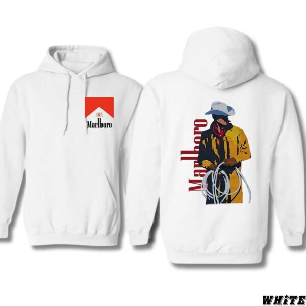 Marlboro Hoodie, Iconic Cowboy Design with Bold Branding, Perfect for Western Style Enthusiasts, Premium Quality Hoodie for Casual Comfort, Unisex Fit for Everyday Wear , Winter Fashion - Image 4