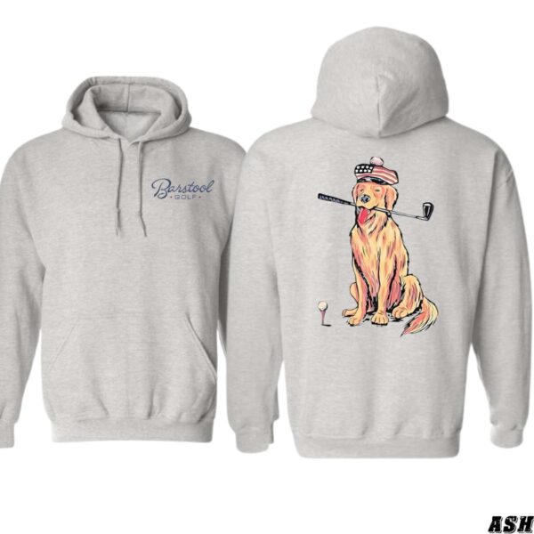 Barstool Golf Hoodie Design, Dog Playing Golf Image, Trendy Hoodie for Men and Women , Hoodie Design - Image 7