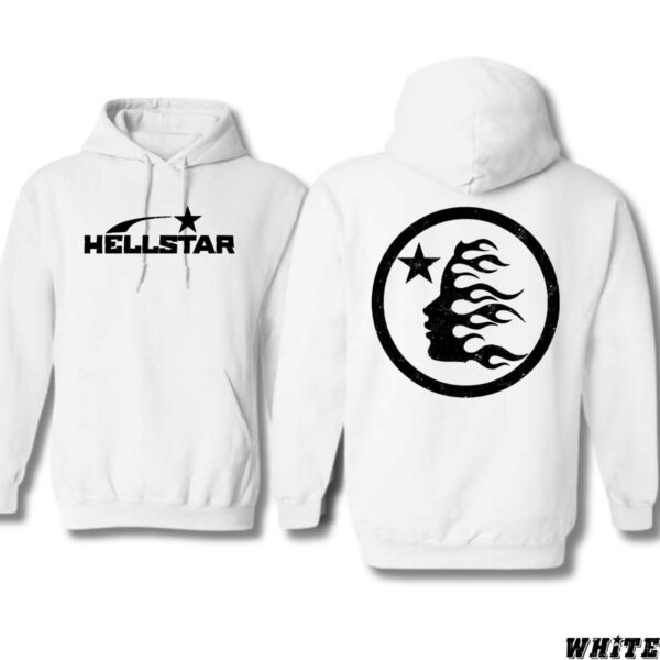 Hellstar Hoodie, Flame Star Design Shirt, Trendy Hoodie for Men and Women, Street Life Style,  Menswear Unisex, Street Life Style - Image 2