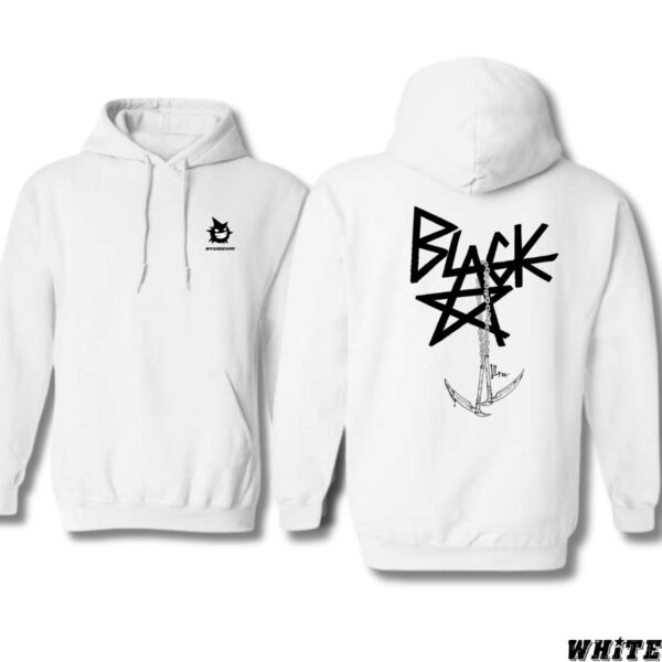 Hyakkimaru Hoodie, Black Star and Anchor Shirt, Trendy Hoodie for Men and Women , Hoodie Design - Image 2