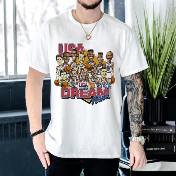 1992 Basketball Shirt, 90s Dream Team Usa Basketball Shirt,Graphic T-shirt ,Gift For Women, Gift For Men, Fall tee, Classic Cotton - Image 2