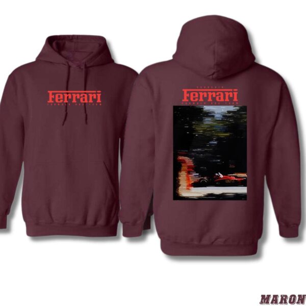 Ferrari Racing Hoodie, Sleek and Stylish Design, Ideal for Motorsport Enthusiasts, Gift for Men, Gift for Women, Gift for You , Hoodie Design - Image 6