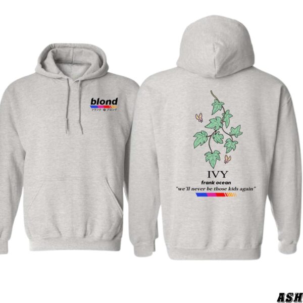 Frankk Ocean Ivy Hoodie, Hoodie with Frank Ocean's Ivy Design, Perfect for Fans and Casual Wear, Street Life Style, Menswear Unisex - Image 2