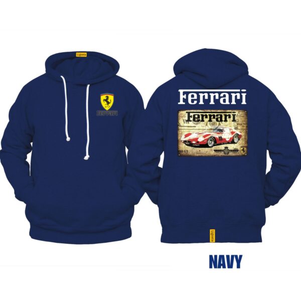 Ligosta Vintage, Cars Club Hoodie, Unisex Hoodie Featuring Ferrari 250 GTO Graphic, Perfect For Sports Car Fans 21 - Image 2