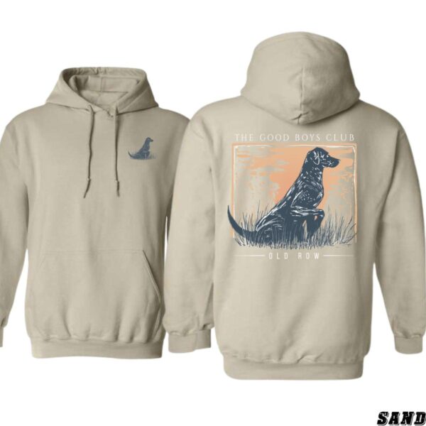 Old Row Hoodie, "The Good Boys Club" Design, Ideal for Dog Lovers, Comfortable and Stylish, Gift for Men, Gift for Women, Gift for You , Hoodie Design - Image 2