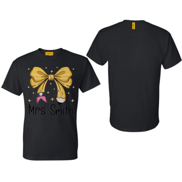 Mrs. Smith Shirt, Back to School Coquette, Pencil Coquette, Retro Teacher Shirt, Dream Team, Kindegarten Back to School, Pre-k 1st/2nd/3rd Grade Sublimation Designs - Image 2