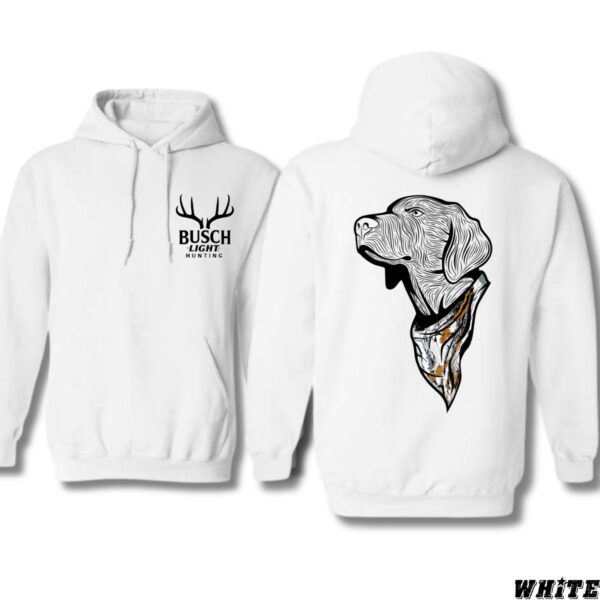 Busch iLight Hunting Dog Design, Outdoor Wear Hoodie, Rugged and Stylish , Hoodie Design - Image 3