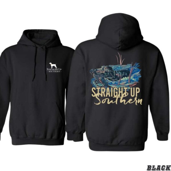 Straight Up Southern Hoodie, Camo Country Hoodies, Retrieving Dog Design, Perfect for Hunting and Outdoor Lovers, Comfortable and Stylish, Hoodie For Men, Hoodie For Women . Tops Underwear, Street Life Style - Image 4