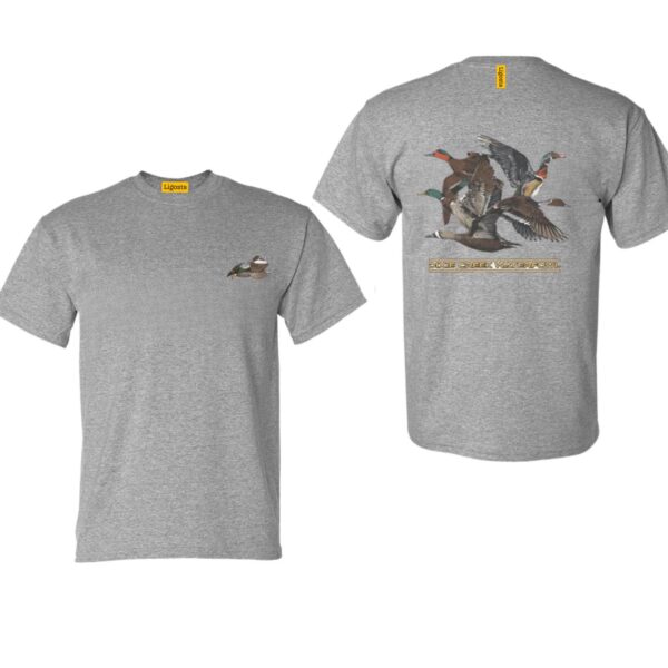 Dixie Creek Waterfowl TShirt Sport Grey Graphic TShirt Perfect for Outdoor Enthusiasts Cozy and Stylish Ideal for Nature Lovers Makes a Great Gift for Birdwatching Fans , TShirt Design, Street Life Style - Image 4