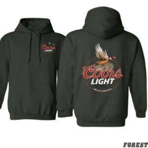 Coors Light Hoodie, Classic Pheasant Design, Perfect for Beer Lovers, Comfortable and Warm,  Menswear Unisex, Street Life Style