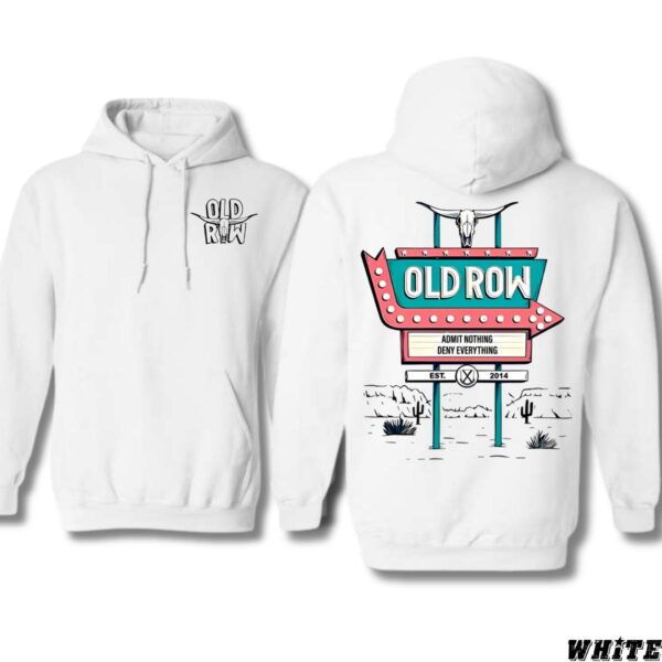 Old Row Hoodie, Retro Sign Design Shirt, Trendy Hoodie for Men and Women , Hoodie Design - Image 2