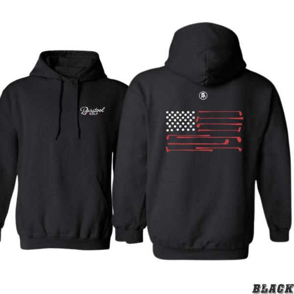 Barstool Golf American Flag Hoodie, Versatile Unisex Design for Casual or Sportswear Classic Menswear, Hoodie Style, Street Life Style - Image 6