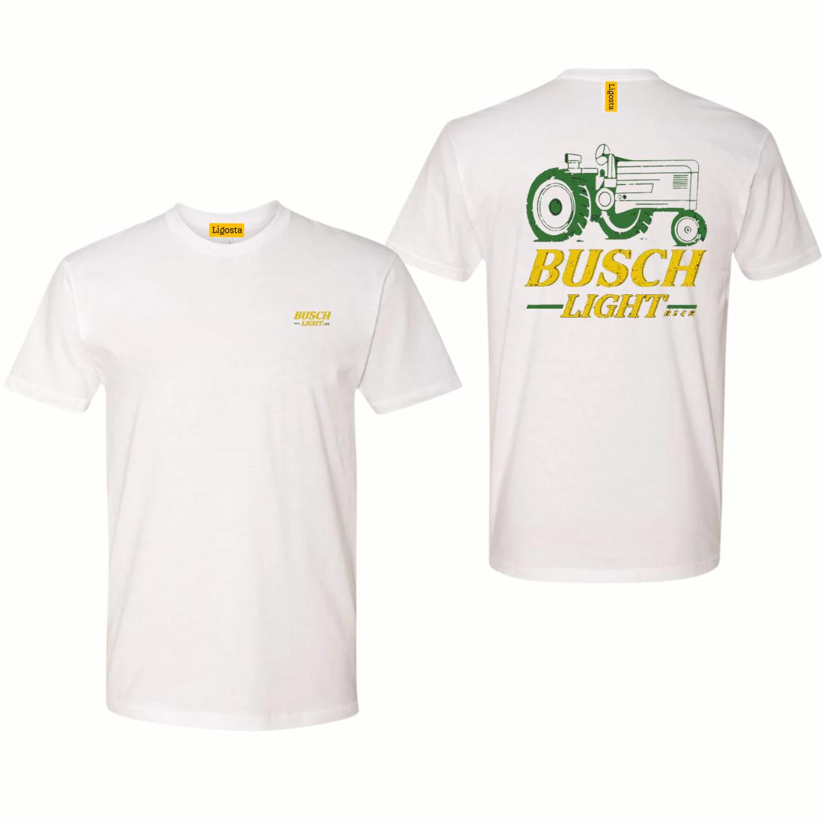 Busch LLight TShirt, Tractor Design, Men’s Country Clothing, Perfect for Beer Lovers and Farmers, Ideal for Casual Wear, Comfortable and Stylish, TShirt For Men, TShirt For Women, Tops Underwear, Street Life Style